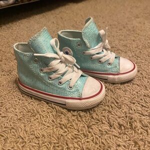 Converse Kids' Turquoise High-Top Sneakers